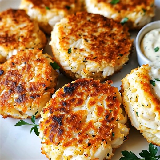 Maryland Crab Cake 🦀 Golden, tender, and packed with sweet crab flavor, these Maryland Crab Cakes are the real deal! Each bite is buttery and flaky, with that signature coastal taste that makes you feel like you’re dining by the bay. Perfect for a special dinner or weekend treat! Ingredients: 1 lb jumbo lump crab meat, picked over for shells ½ cup plain panko crumbs or crushed crackers 6 tablespoons mayonnaise 1 large egg 1 teaspoon yellow mustard 1 teaspoon lemon juice 1 teaspoon seafood seaso