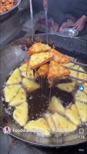 street food bread pakora making 😱🥪#yummy #streetfood #shortsfeed #breadrecipe #besan