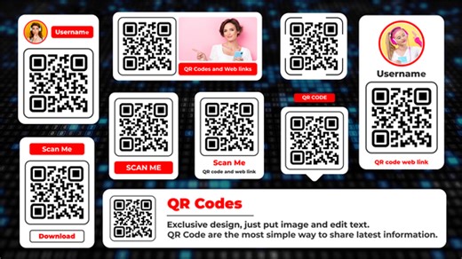 QR Code Lower Thirds Animation