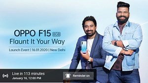 Oppo F15 Set To launch Today In India: How To Watch The Live Stream