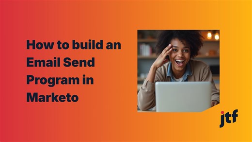 How to build an email send program in Marketo