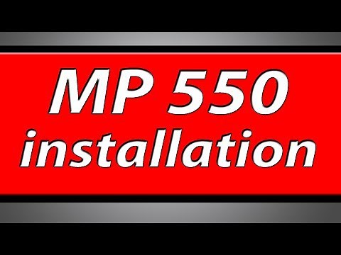Canon Pixma MP550 printer installation