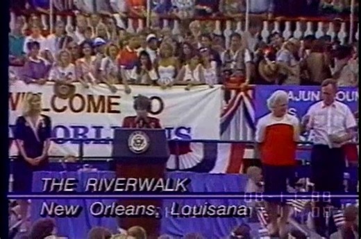 Announcement of Dan Quayle as George H.W. Bush Running Mate
