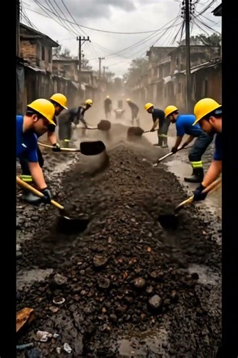 From Muddy Road to Modern Street 😳 | Satisfying Transformation