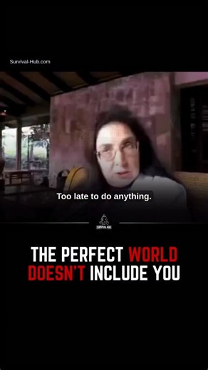 Survival Hub on Instagram: "Dr. Rima Laibow’s message There will be blue skies. There will be green fields. There will be cows lowing peacefully in the distance… but you and I will not be there. That line wasn’t fiction. It was a forecast. A system designed for balance — by removing the unpredictable variable: humanity. Food reclassified as threat Under the Codex Directive, only sterilized strains were authorized. Independent farming? Labeled “unregulated biological risk.” Seeds that once passed