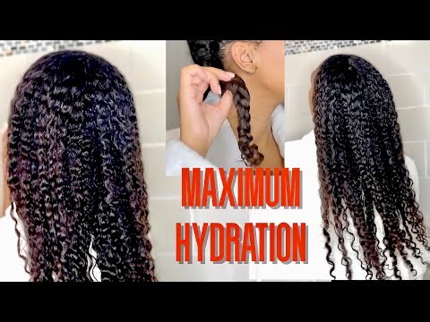 MAXIMUM Hydration for Dry Natural Hair!! MAX LENGTH RETENTION Low porosity