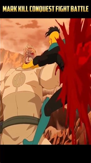 Mark Kill Conquest Fight Battle 😱Invincible - Season 4 Epi 5 #invincible #invincibleseason4