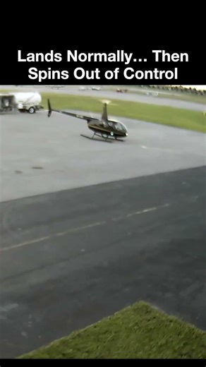 R44 Helicopter Spins Out of Control After Landing | Violent Crash in Miami
