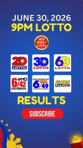 Recap: 9PM Lotto Result Today June 30, 2026 PCSO