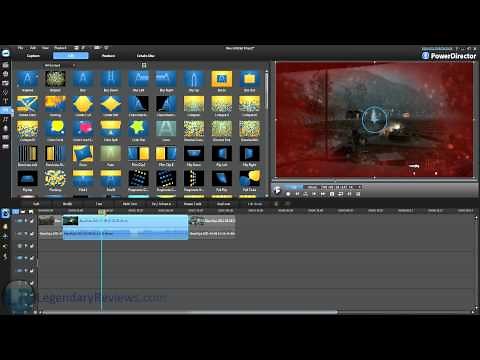 CyberLink PowerDirector 9 Tutorial - Transitions and Slow motion