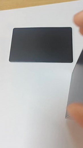 luxury polish metal hidden nfc card | Metal business card