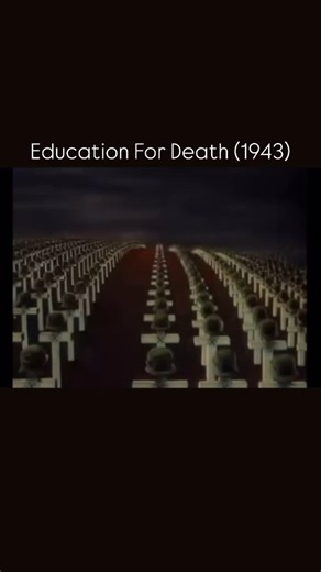 Disney History on Instagram: "Education For Death is a Disney short film depicting the life of Hans, a child born in Nazi Germany. The film chronicles Hans’ journey from infancy to adulthood, illustrating his indoctrination into Nazi ideology. Made during Disney’s collaboration with the U.S. government, this short was one of over 30 films made to support the Allied effort through educational and propaganda media. It was later released as part of the Walt Disney Treasures: On the Front Lines DVD