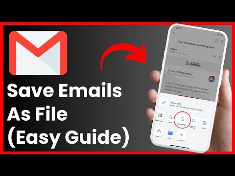 How To Save Emails As Files On Android !