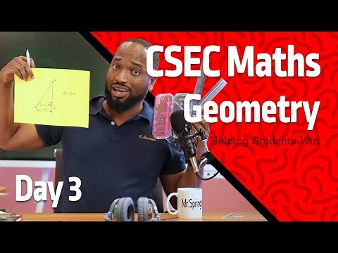 CSEC Maths Revision 2023 - Geometry with live Construction!