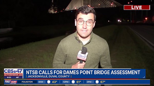 NTSB calls for Dames Point Bridge assessment following deadly Baltimore bridge collapse