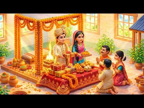 Little Bride Doll Prepared Traditional Wedding 🍛 | Indian Village Life | ASMR Story
