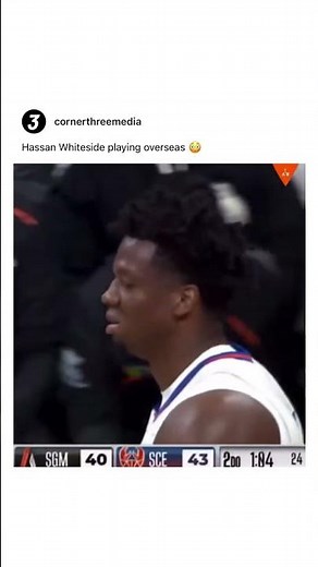 Hassan Whiteside is huge now 😳