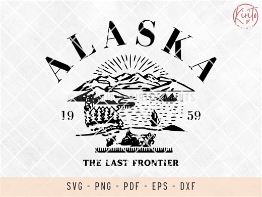 Alaska State Outline SVG: US States Clipart, Laser Cut Files (digital Download) - Etsy UK