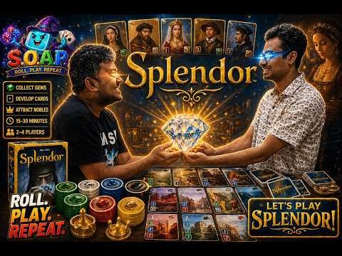 🎲 Splendor Gameplay Bangla | Luck vs Logic vs Adda—ke jitlo?