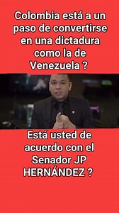 118K views · 10K reactions | JP HERNÁNDEZ afirma que Colombia está a un paso de convertirse en una dictadura como la de Venezuela ESTA USTED DE ACUERDO CON ESTA AFIRMACIÓN? | N & D, Noticias | Facebook