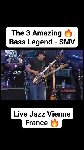 The 3 Amazing 🔥 #bass Legend - Stanley Clarke, Marcus Miller, Victor Wooten 🎸 LIVE #jazz Vienne France | Great Moses Music Academy