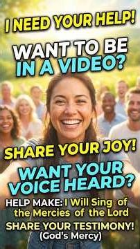 Help me make this worship video! - An Invitation #shorts #christianhymns #mercies #Jesus #psalms