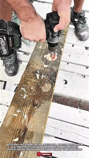 Heavy-Duty Hole Saw Tool: Creating Precision Openings in Solid Timber