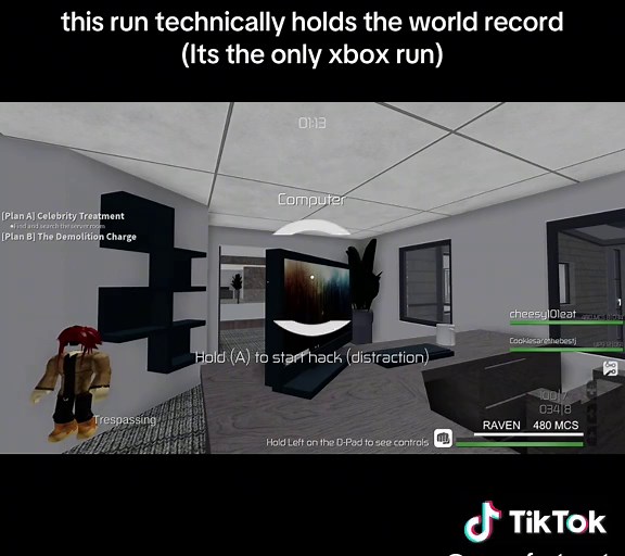 Récord mundial de speedrun en Entry Point de Roblox