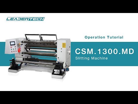 How to operate high-speed slitting machine Film Slitter Operation Tutorial slitting machine process