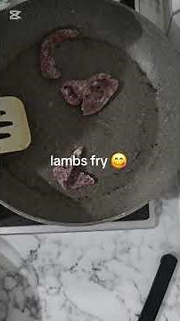 lambsfry and bacon 😋