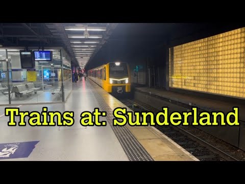 Trains at: Sunderland Station | 19/12/25