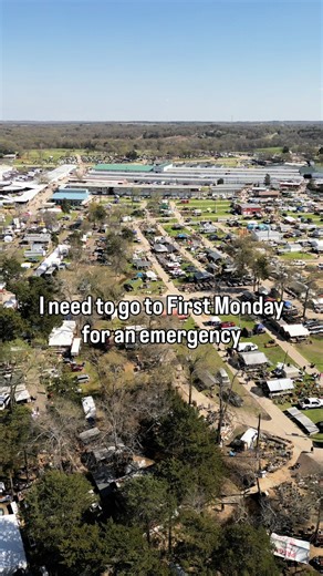 I need to go to First Monday for an emergency…the emergency: finding all the things you didn’t know you needed. 🛍✨ Our February show is just ONE week away! 📅Jan. 29- Feb. 1 | First Monday Trade Days