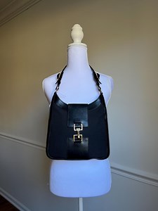 Gucci Jackie Mini Black Shoulder Bag | Canvas & Leather | Gold Hardware | Made in Italy - Etsy