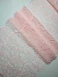 Light Pink Chantilly Lace 8.5 Inch Wide (21 Cm), Soft Eyelash Lace Fabric for Sewing - Etsy