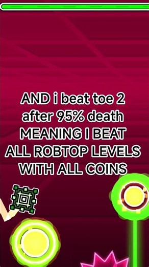 all robtop levels+all the coins DONE #gd #geometrydash #shorts