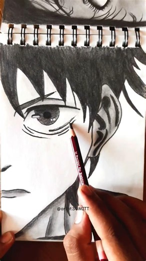 Simple anime sketch ✍🏻 for beginners #youtubeshorts #art #drawing #artist #anime #sketch