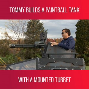 6K views · 121 reactions | Tommy gets to work building a fully working paintball tank, equipped with a mounted minigun! Watch more Junkyard Empire on discovery+: https://bit.ly/3dOnN28 | Love Motoring | Facebook
