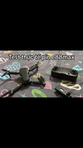 Hướng dẫn lắp pin và khởi động Flycam E88 Max