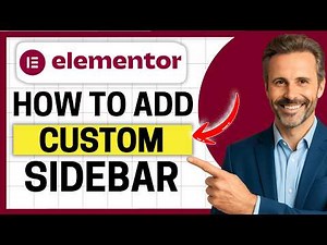 How to Add or Edit a Custom Sidebar in WordPress Using Elementor Plugin [Easy Guide]