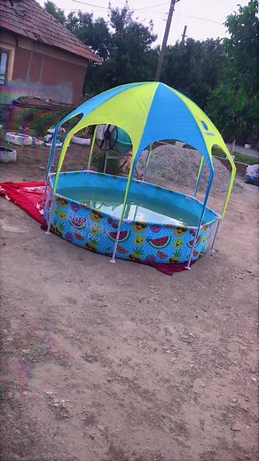 Colorful Inflatable Pool for Summer Fun