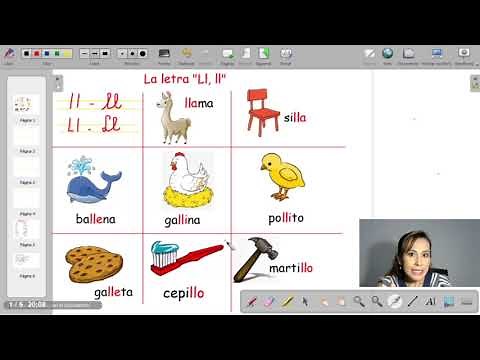 La letra "ll", formo palabras y oraciones para primero de primaria