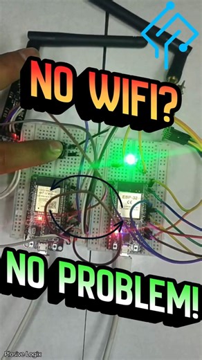 Control an LED Wirelessly using ESP32 & nRF24L01 (No WiFi!) | #esp32 #arduino #trending #wireless