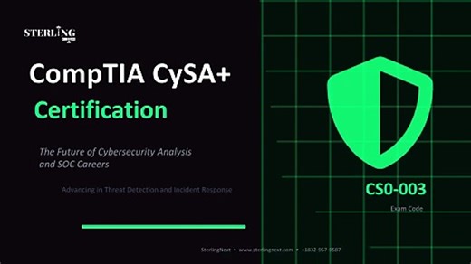 CompTIA CySA+ Certification The Future of Cybersecurity Analysis and SOC Careers