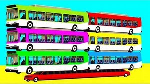 LEARN COLORS for kids w Spiderman Cartoon 3D and BUS Cars - Color for Babies Children! | Spiderman And Frozen Elsa Learn Colors