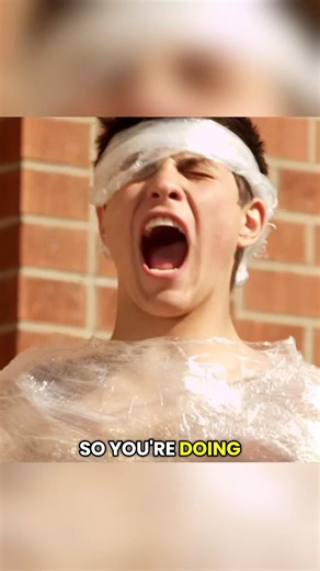 Luke Bilyk reacts to Drew’s flag pole scene on Degrassi