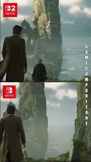 If you see it ON SALE, you should GIVE IT A TRY - Hogwarts Legacy Switch 1 vs 2 comparison