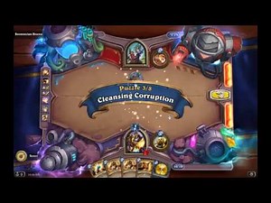 Solution Puzzle Lab Survival: Cleansing Corruption - Boomnician Breena (3/8), Hearthstone Boomsday
