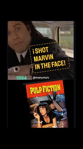 PULP FICTION- "I SHOT Marvin in the FACE! " ( Quentin Tarantino 1994)