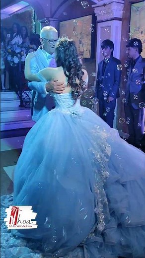 No Crezcas Más | Saxofón y cantante en vivo 🎀✨Baile con su padre – 15 años #quinceañera #saxophone