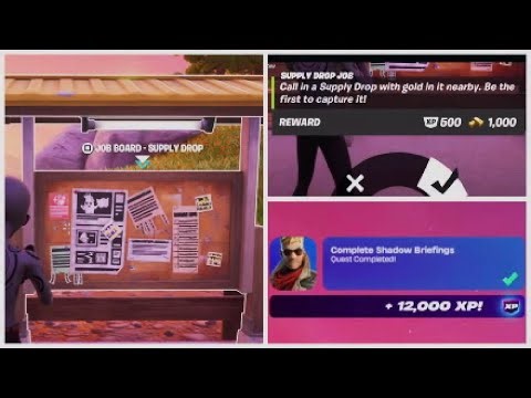 Easily Complete Shadow Briefings - Fortnite Weekly Quest